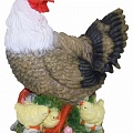 Фигура  курица с цыплятами кубанская