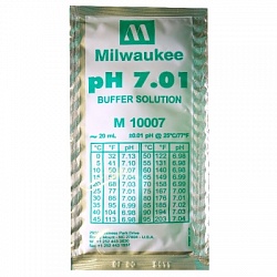 pH 7.01 Calibration Buffer Solution (box of 25x20 ml sachet) Milwaukee