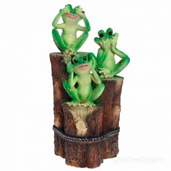 Фигура  Три лягушки на пеньках