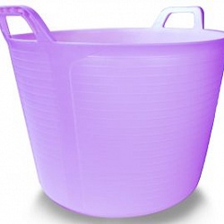 Корзина пластиковая бледно-фиолетовая 40л RUBI 88730