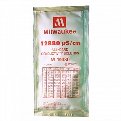 12880 µS/cm Conductivity Calibration Solution (box of 25x20 ml sachet) Milwaukee